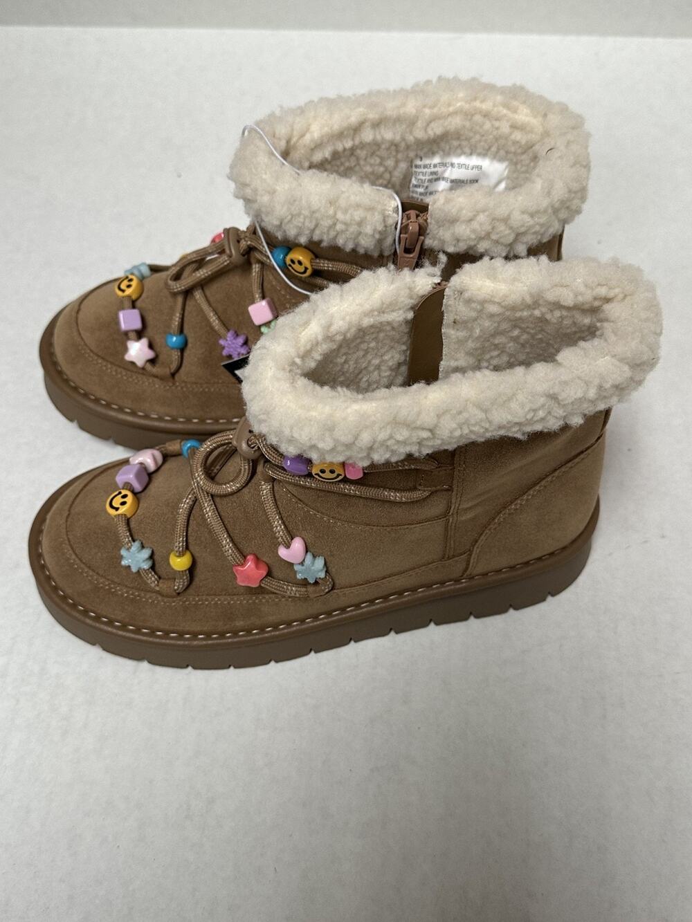 art class Kids' Char Faux Suede Style Boots Tan Size 3
